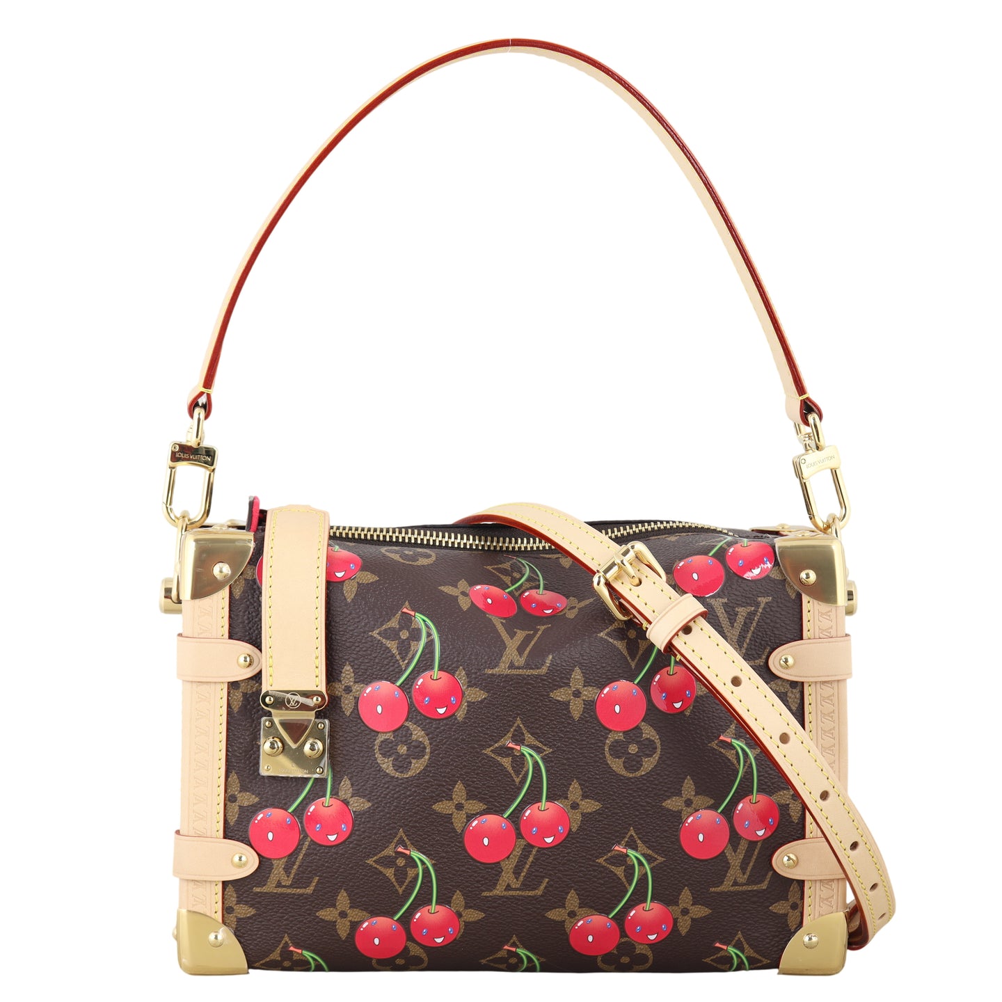 Louis Vuitton x Takashi Murakami Side Trunk MM Monogram Cerises