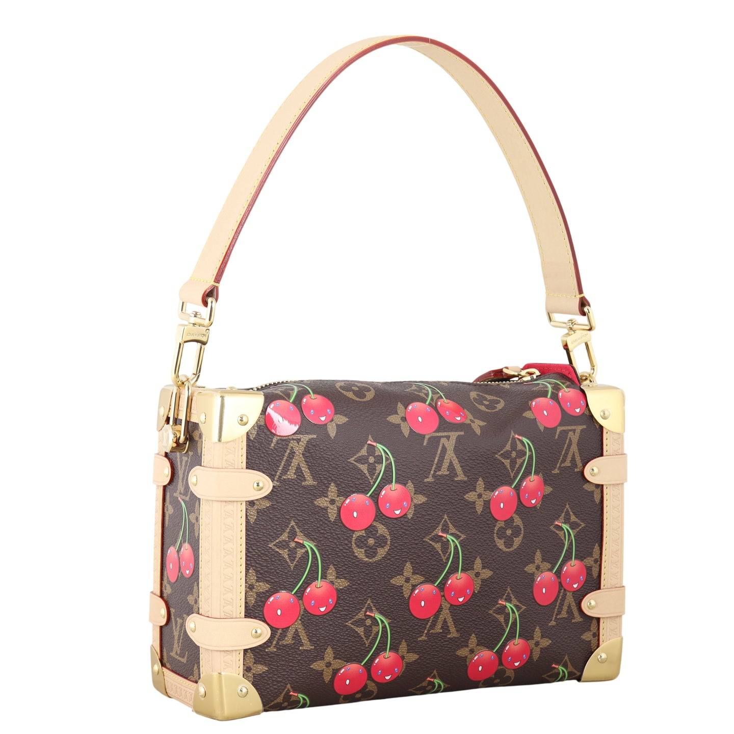 Louis Vuitton x Takashi Murakami Side Trunk MM Monogram Cerises