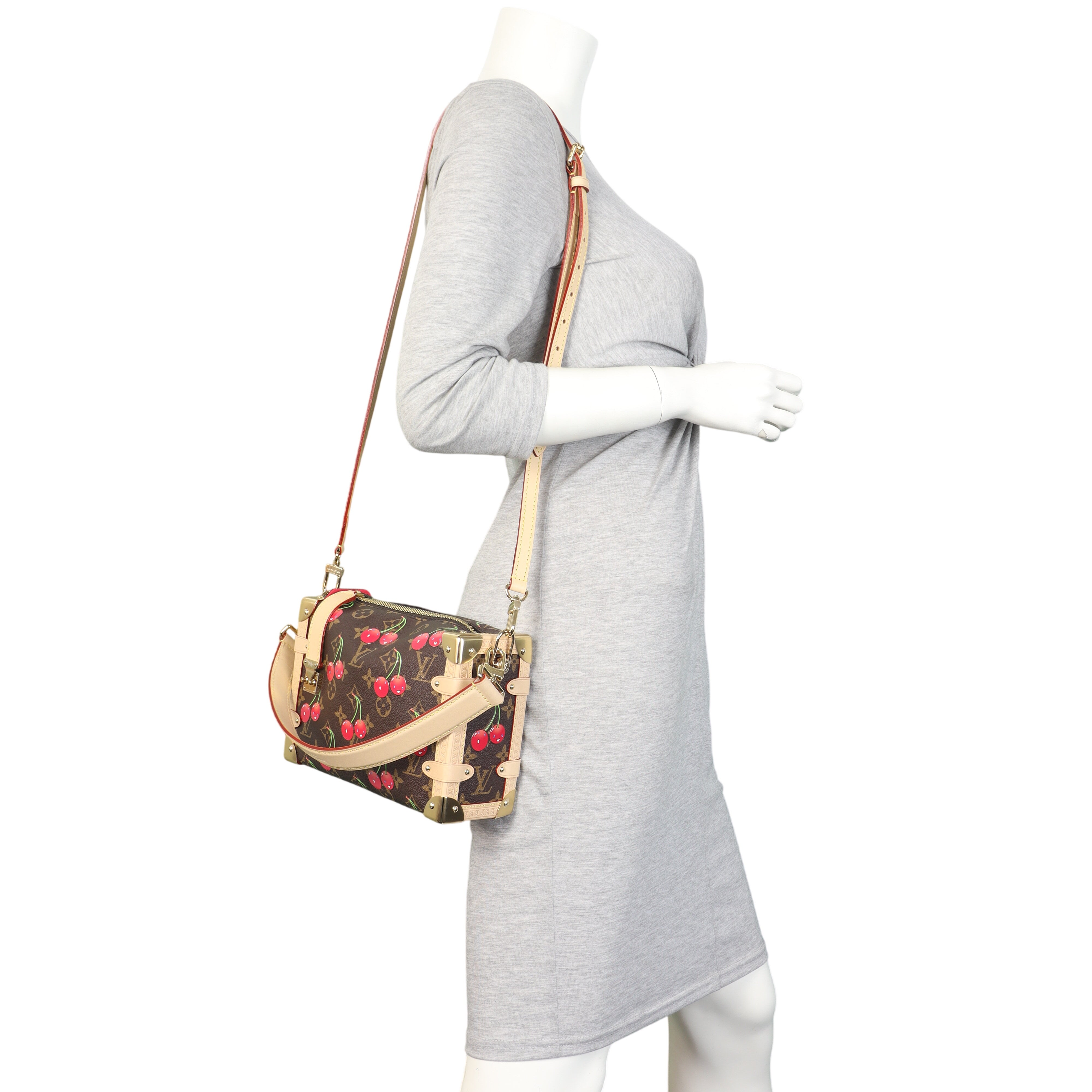 ♪‘93春夏　FN　パリ ミラノ マドリッド コレクション♪ Louis Vuitton x Takashi Murakami Side Trunk MM Monogram Cerises