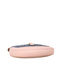 Gucci Jackie 1961 GG Denim Floral Small Hobo