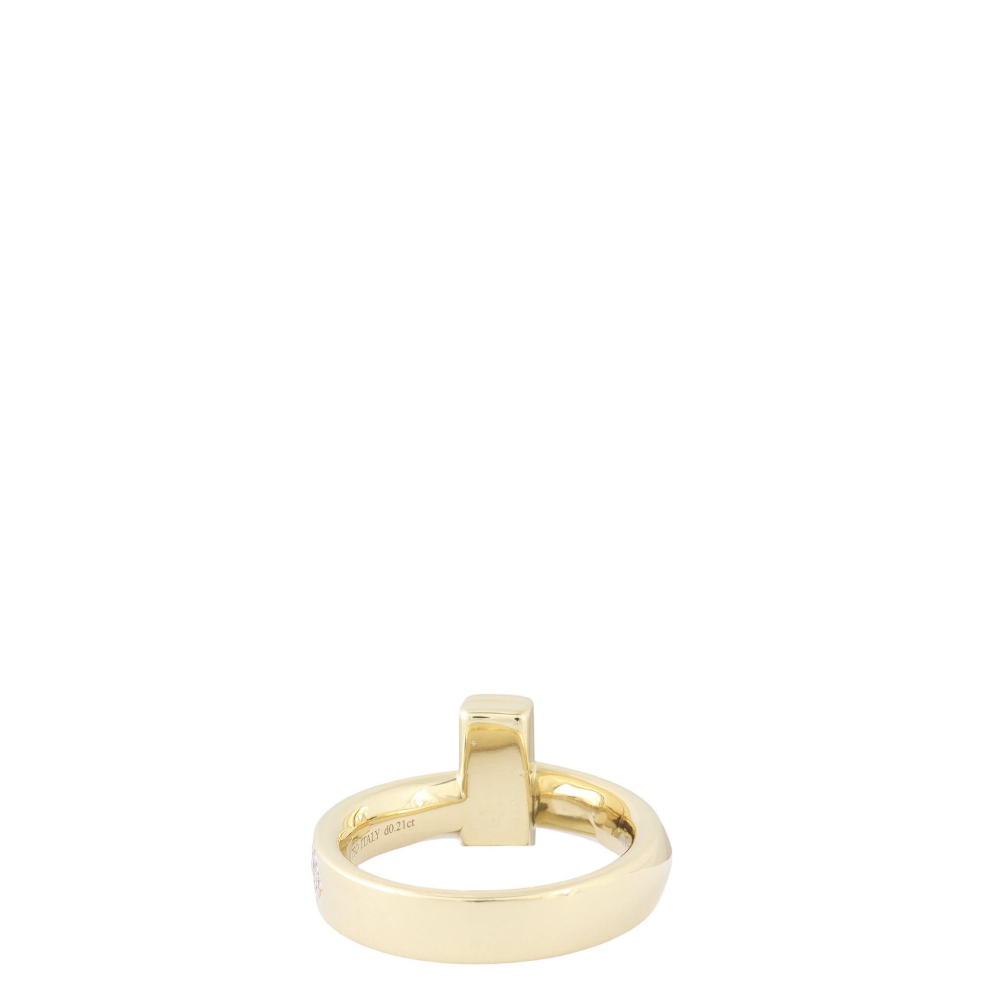 Tiffany & Co Tiffany T1 Diamond 18k Yellow Gold Ring Large