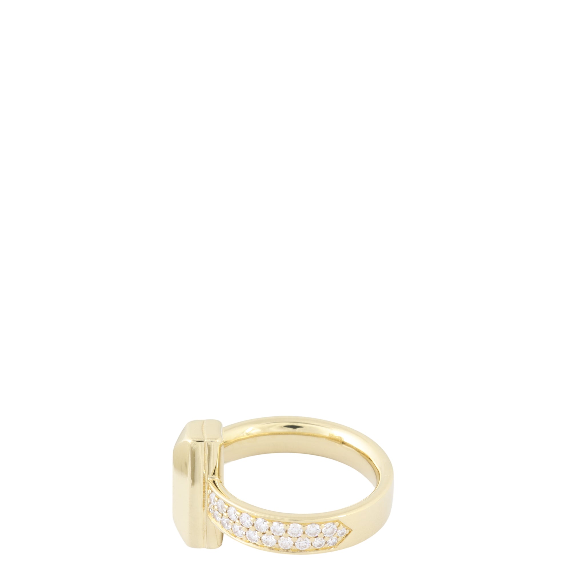 Tiffany & Co Tiffany T1 Diamond 18k Yellow Gold Ring Large