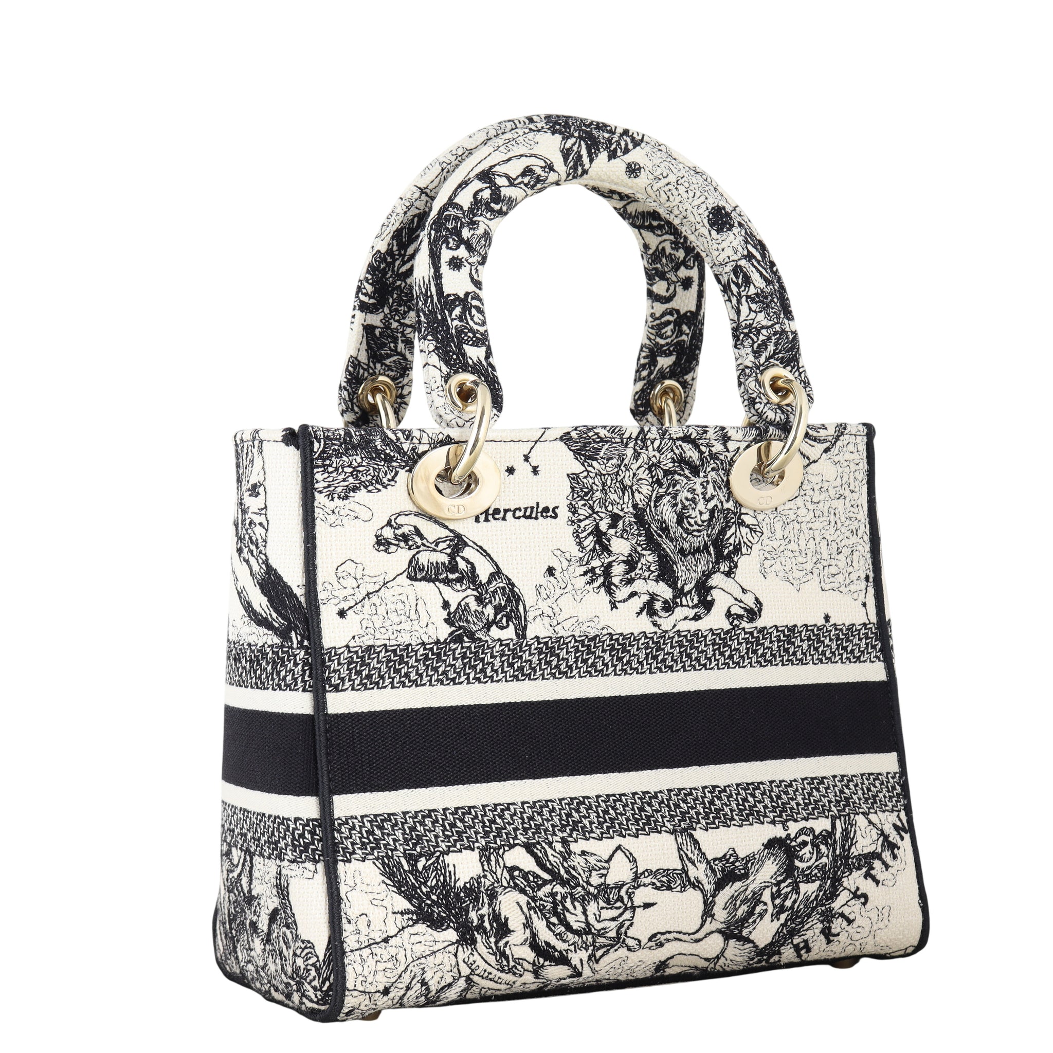 Dior Lady D-Lite Medium Toile de Jouy Zodiac