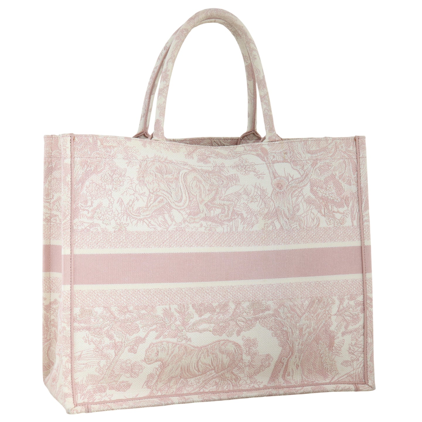 Dior Book Tote Large Toile de Jouy