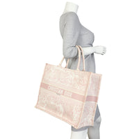 Dior Book Tote Large Toile de Jouy