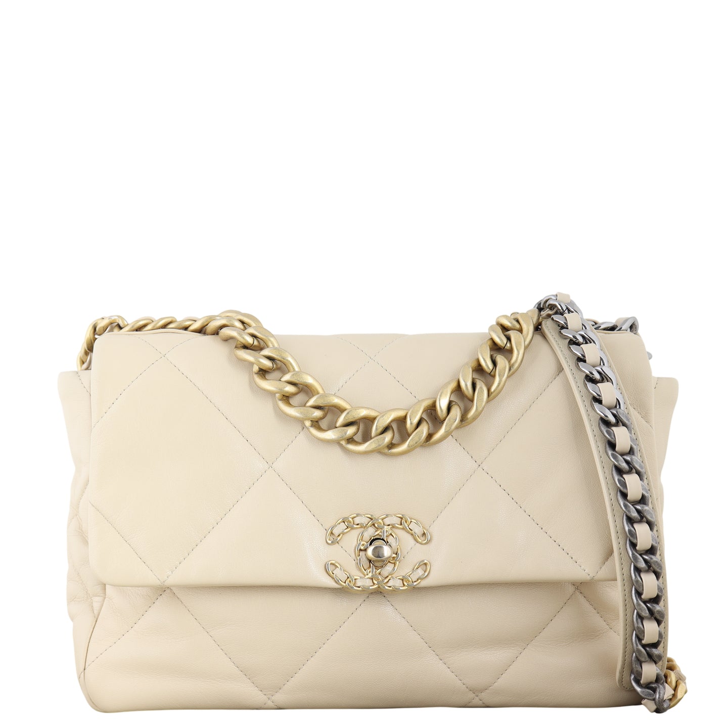 Chanel 19 Flap Bag Large (beige)