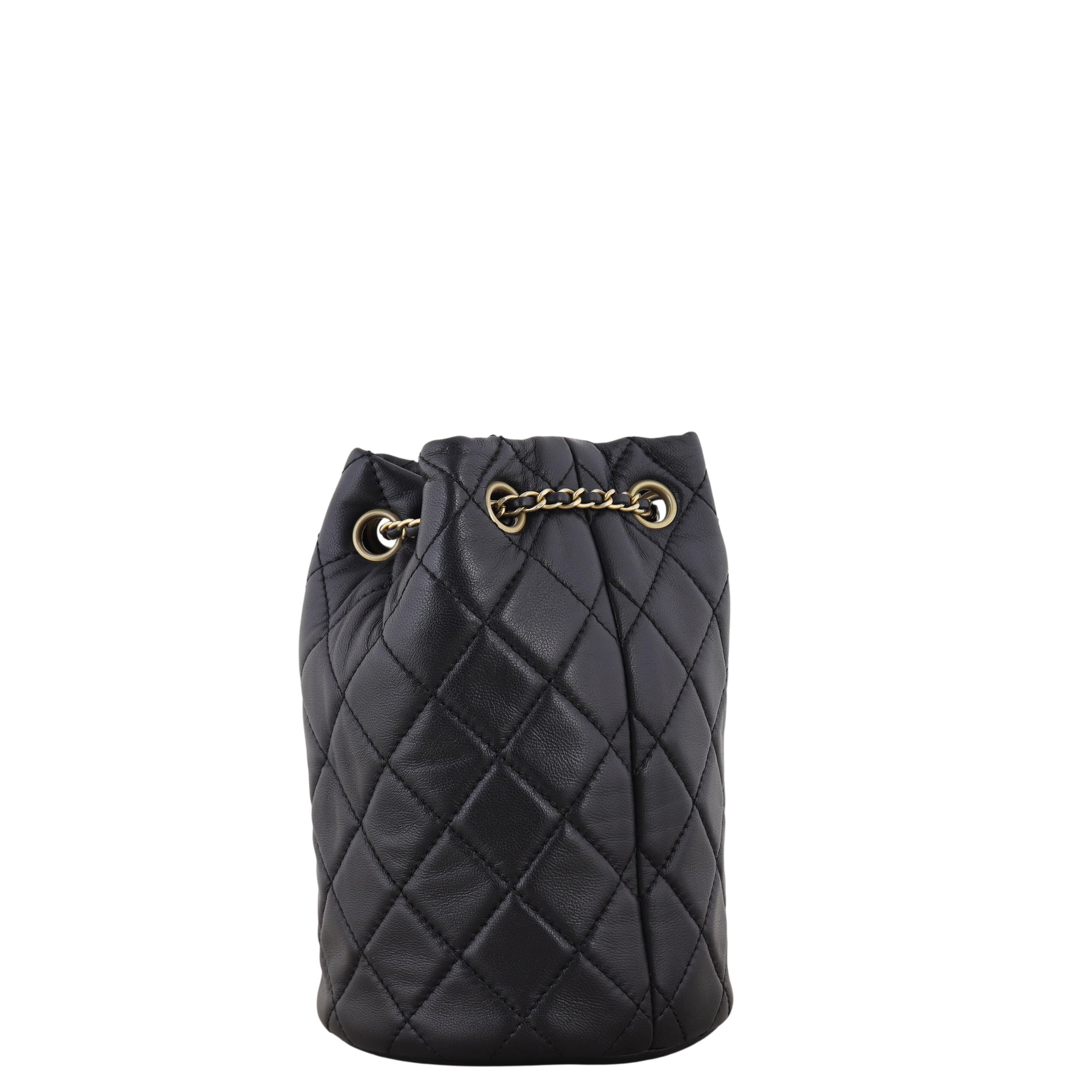 Chanel Pearl Crush Drawstring Bucket Bag