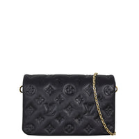 Louis Vuitton Pochette Coussin Monogram Embossed Lambskin