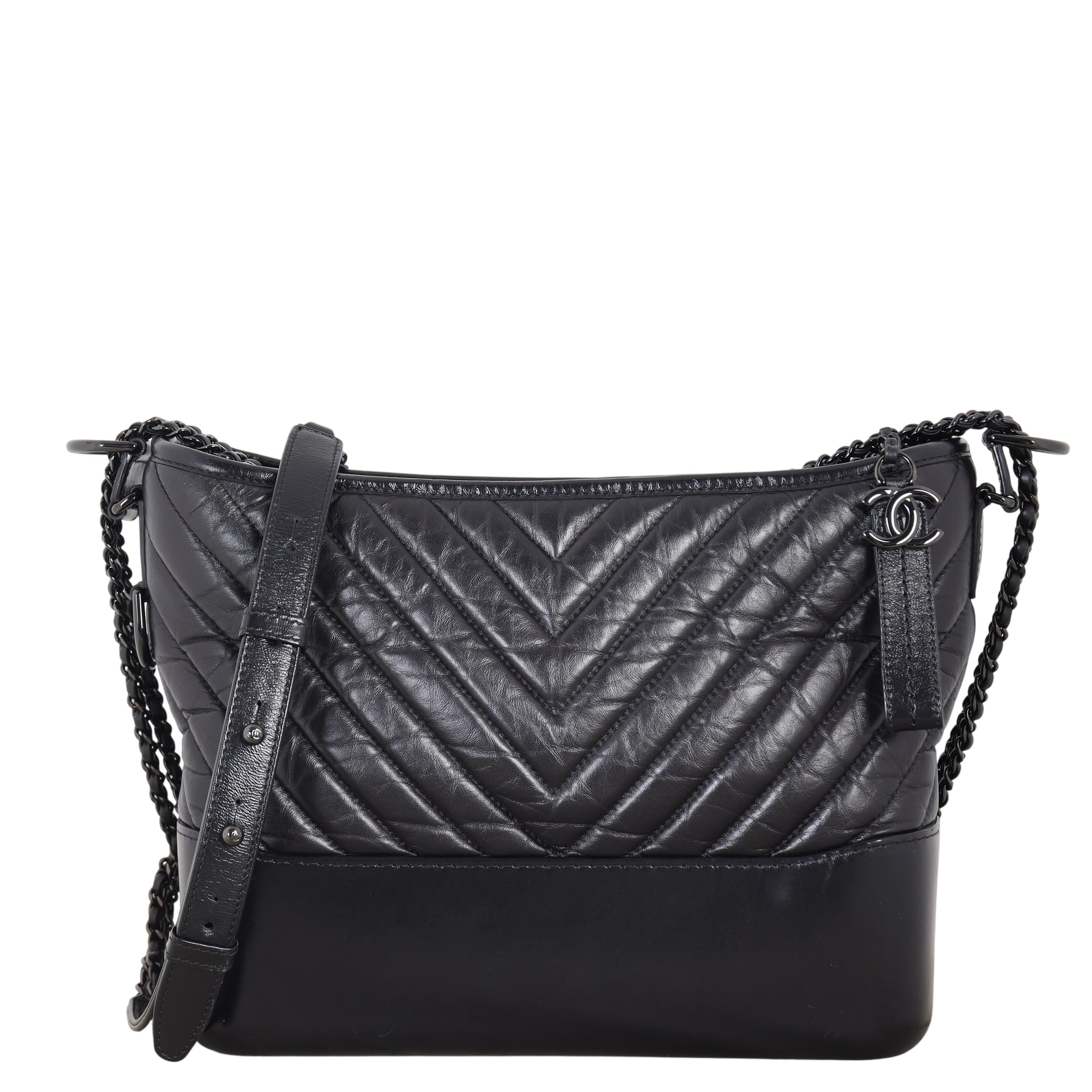 Chanel Gabrielle Hobo Large Chevron