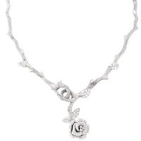 Dior Rose Bagatelle Diamond 18k White Gold Necklace