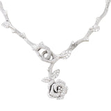 Dior Rose Bagatelle Diamond 18k White Gold Necklace