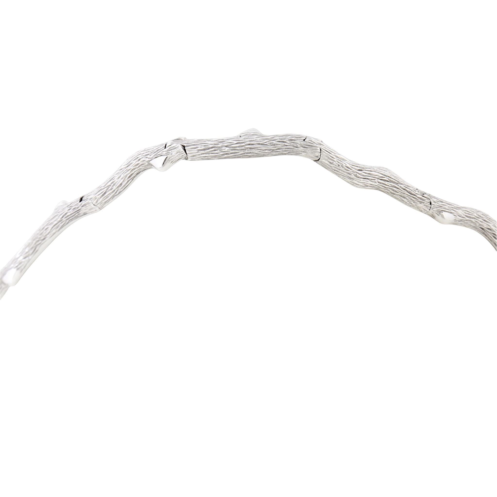 Dior Rose Bagatelle Diamond 18k White Gold Necklace