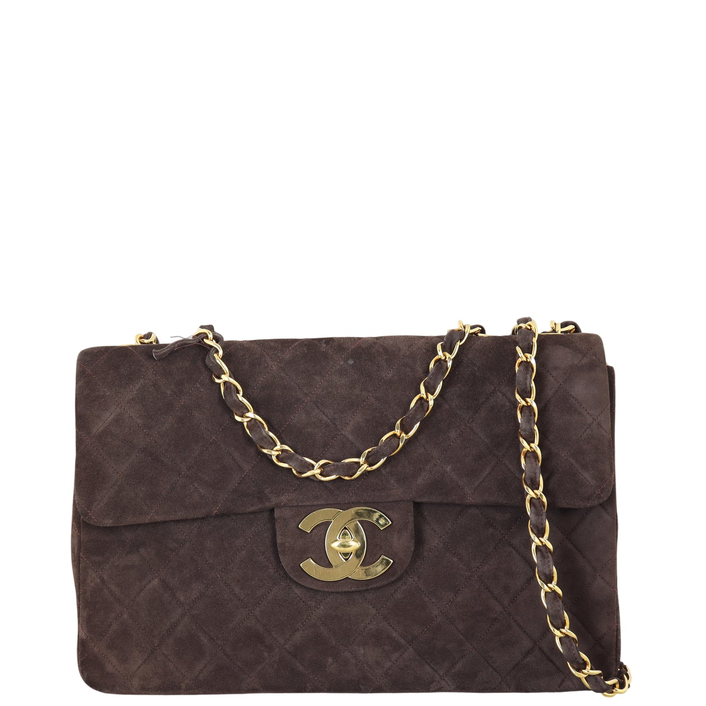 Chanel Maxi Jumbo XL Single Flap Suede