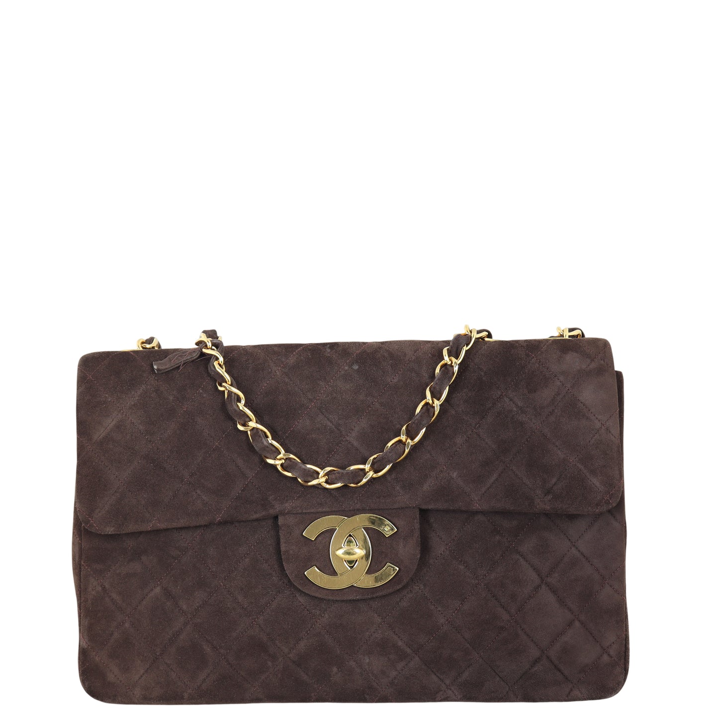 Chanel Maxi Jumbo XL Single Flap Suede
