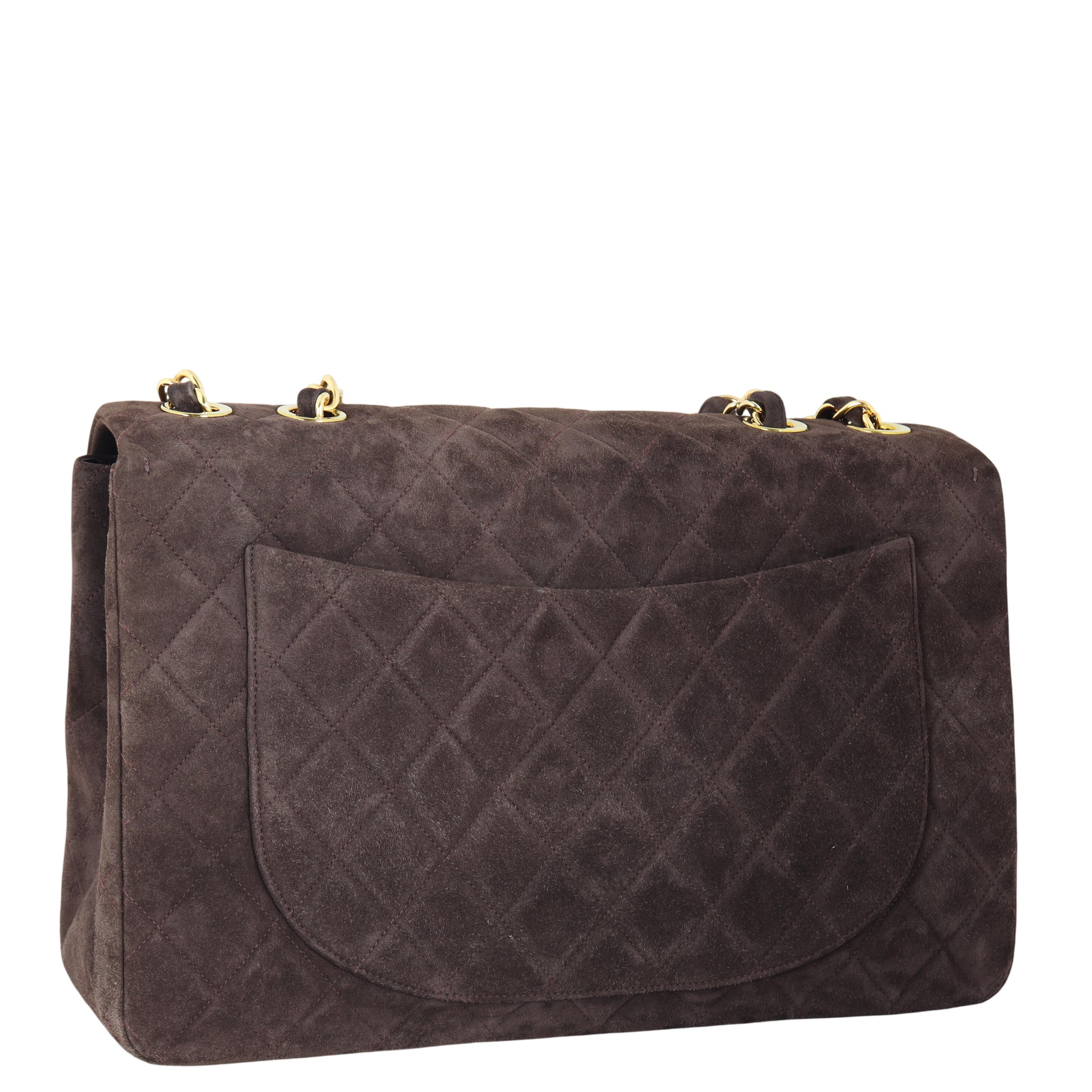 Chanel Maxi Jumbo XL Single Flap Suede