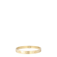 Cartier Classic Love 18k Yellow Gold 4 Diamond Bracelet