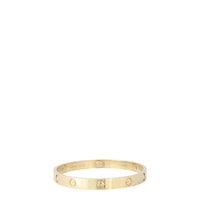 Cartier Classic Love 18k Yellow Gold 4 Diamond Bracelet