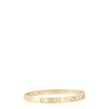 Cartier Classic Love 18k Yellow Gold 4 Diamond Bracelet