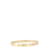 Cartier Classic Love 18k Yellow Gold 4 Diamond Bracelet