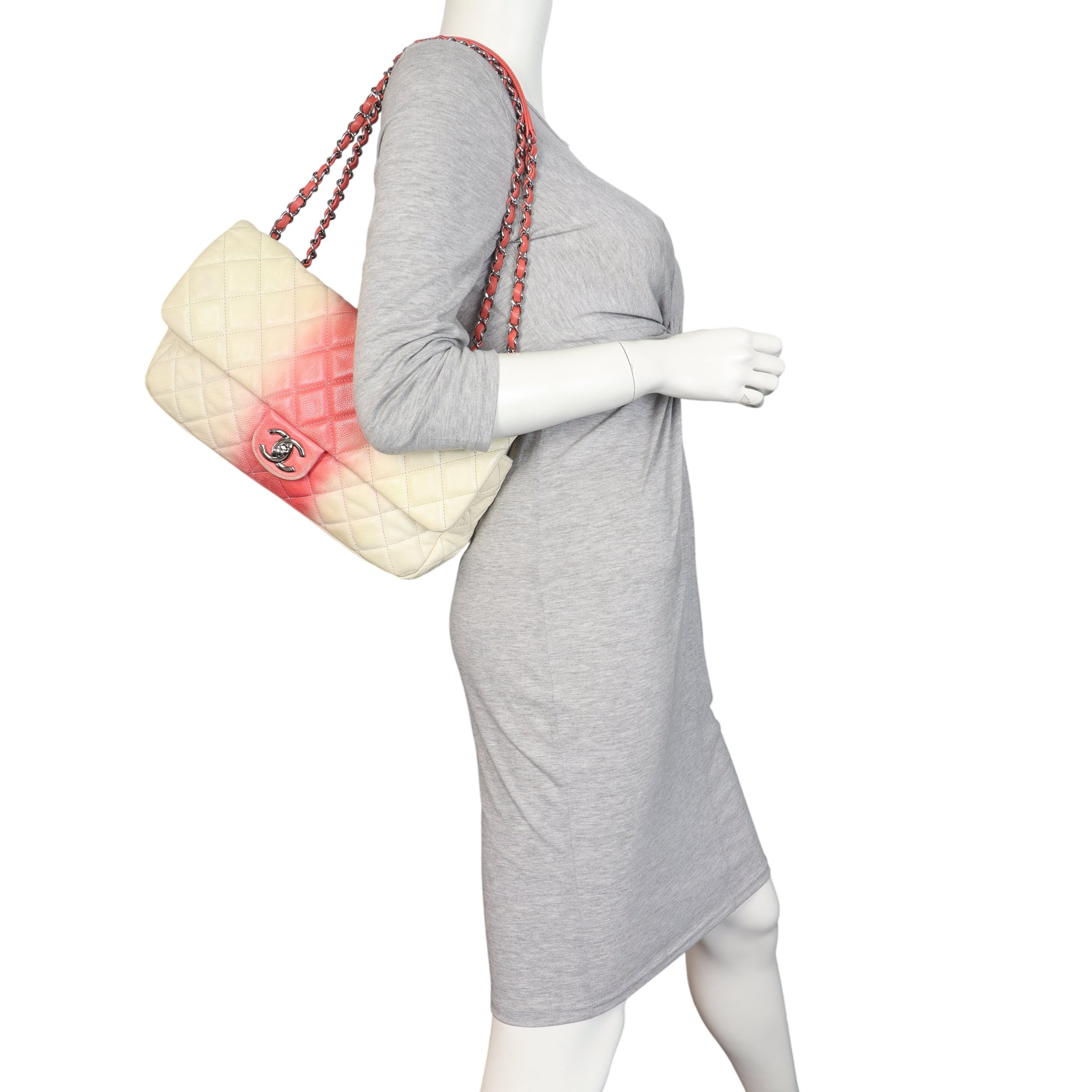 Chanel Single Flap Jumbo Ombre