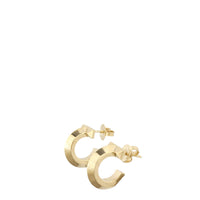 Tiffany & Co T1 18k Yellow Gold Hoop Earrings XS