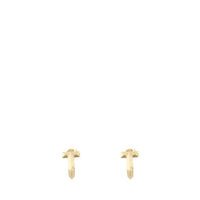 Tiffany & Co T1 18k Yellow Gold Hoop Earrings XS