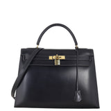 Hermes Kelly 32 Sellier Boxcalf