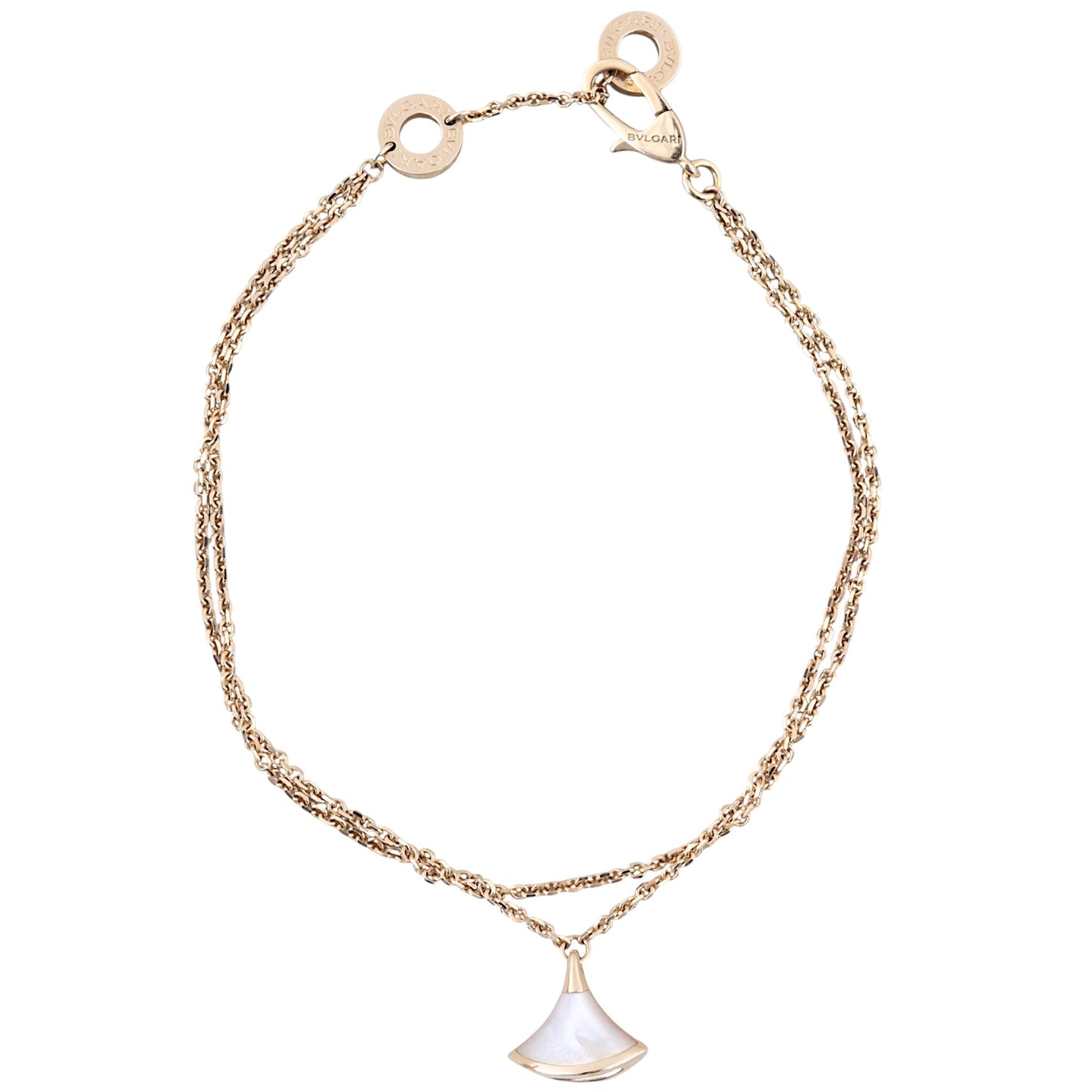 Bvlgari Diva's Dream 18k Rose Gold Mother of Pearl Bracelet