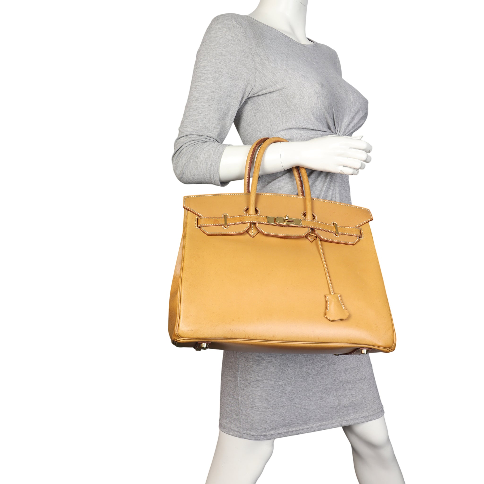 Hermes Birkin 35  Natural Vache