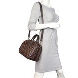 Louis Vuitton Speedy 25 Bandouliere Damier Ebene