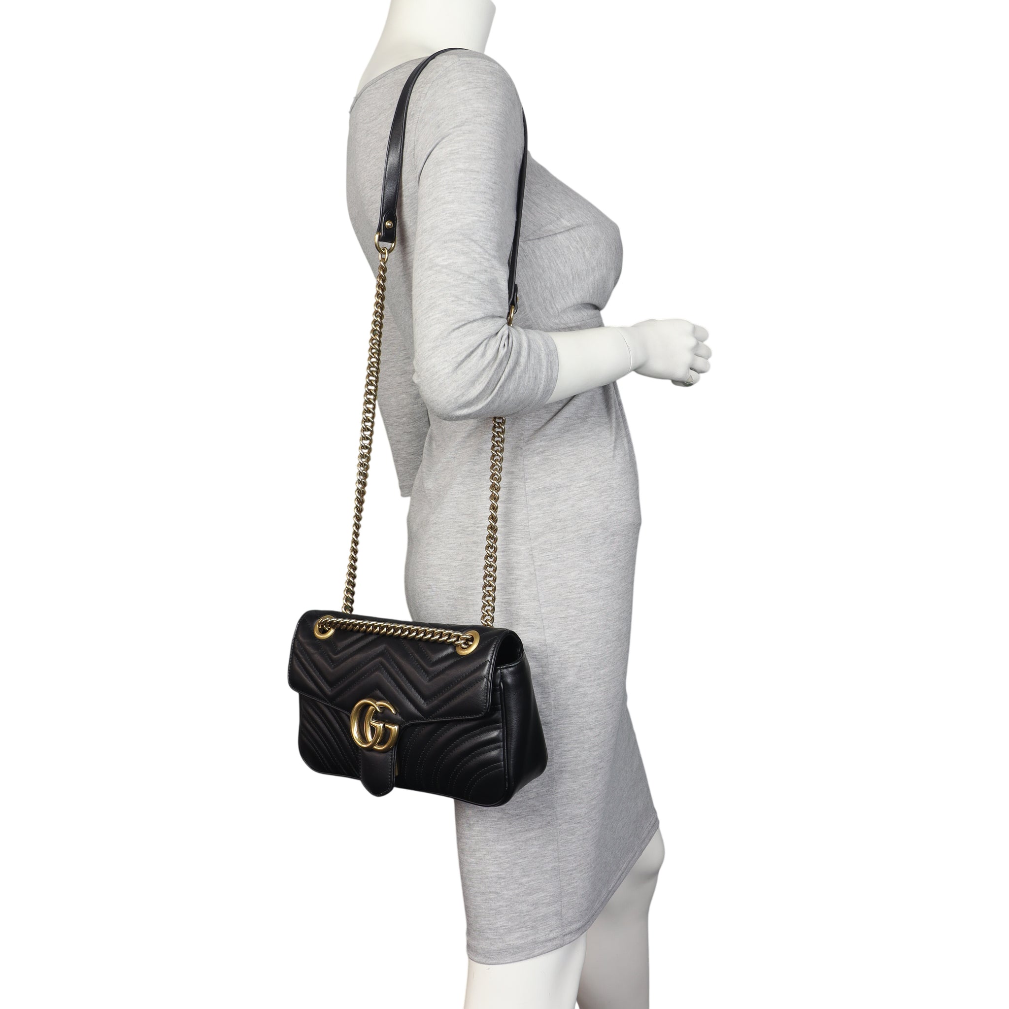 Gucci GG Marmont Matelasse Medium Shoulder Bag
