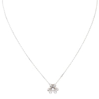 Van Cleef & Arpels Frivole Diamond 18k White Gold Chain Necklace Mini