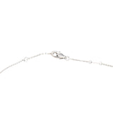 Van Cleef & Arpels Frivole Diamond 18k White Gold Chain Necklace Mini