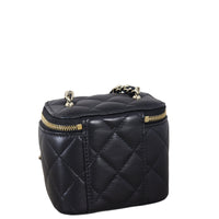 Chanel Enamel CC Vanity Case Chain Bag Mini