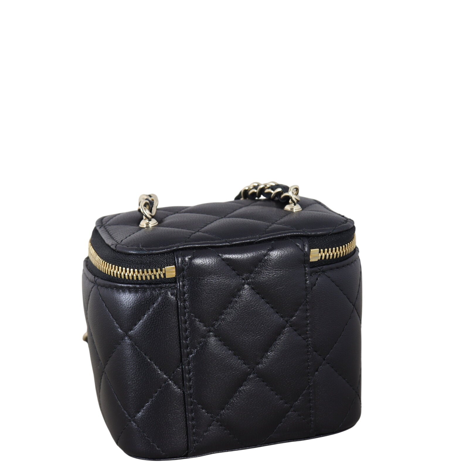 Chanel Enamel CC Vanity Case Chain Bag Mini
