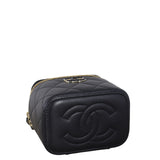 Chanel Enamel CC Vanity Case Chain Bag Mini