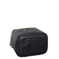 Chanel Enamel CC Vanity Case Chain Bag Mini