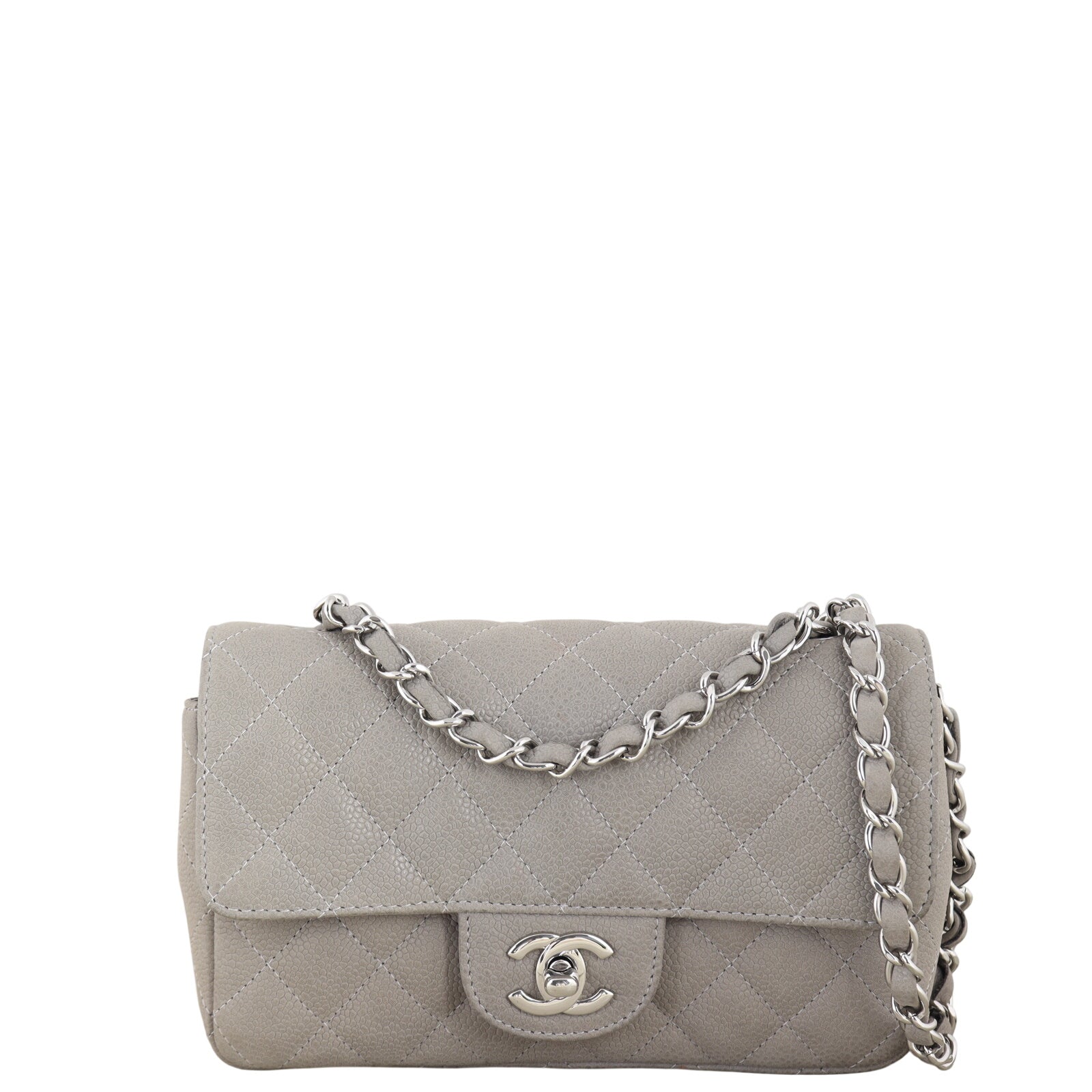 Chanel Classic Flap Mini Rectangular Bag Caviar Nubuck