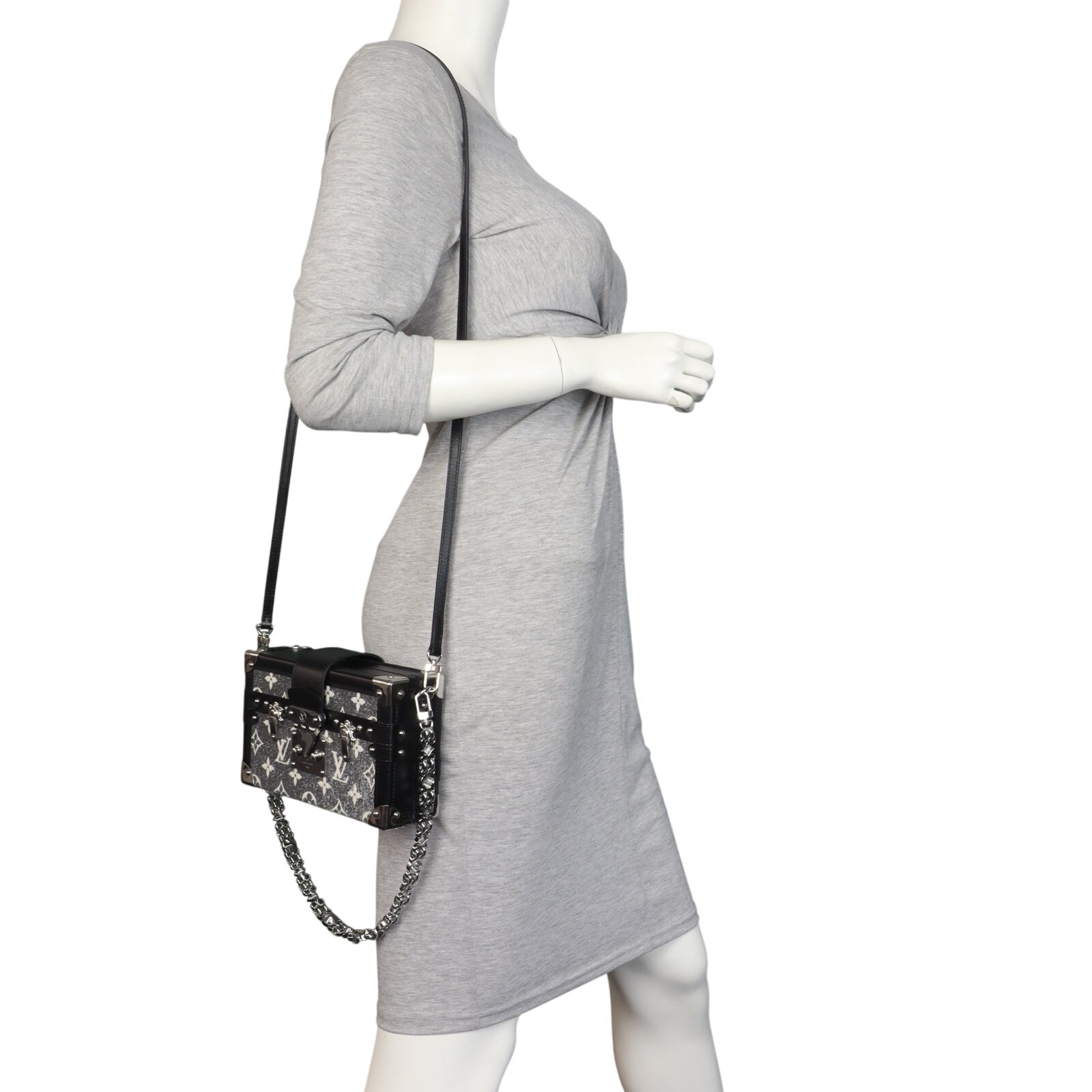 Louis Vuitton Petite Malle Monogram Jacquard Denim