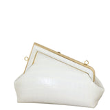 Fendi First Small Clutch with Strap Crocodile