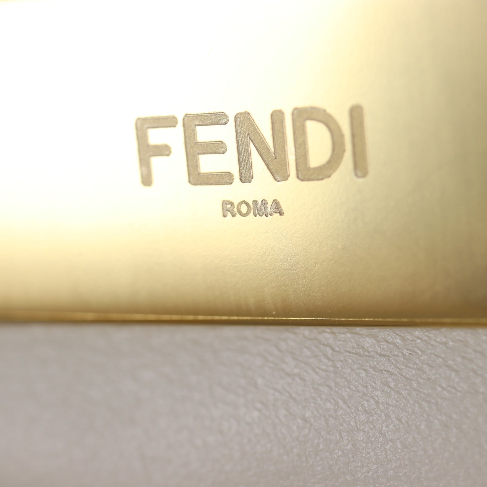 Fendi First Small Clutch with Strap Crocodile
