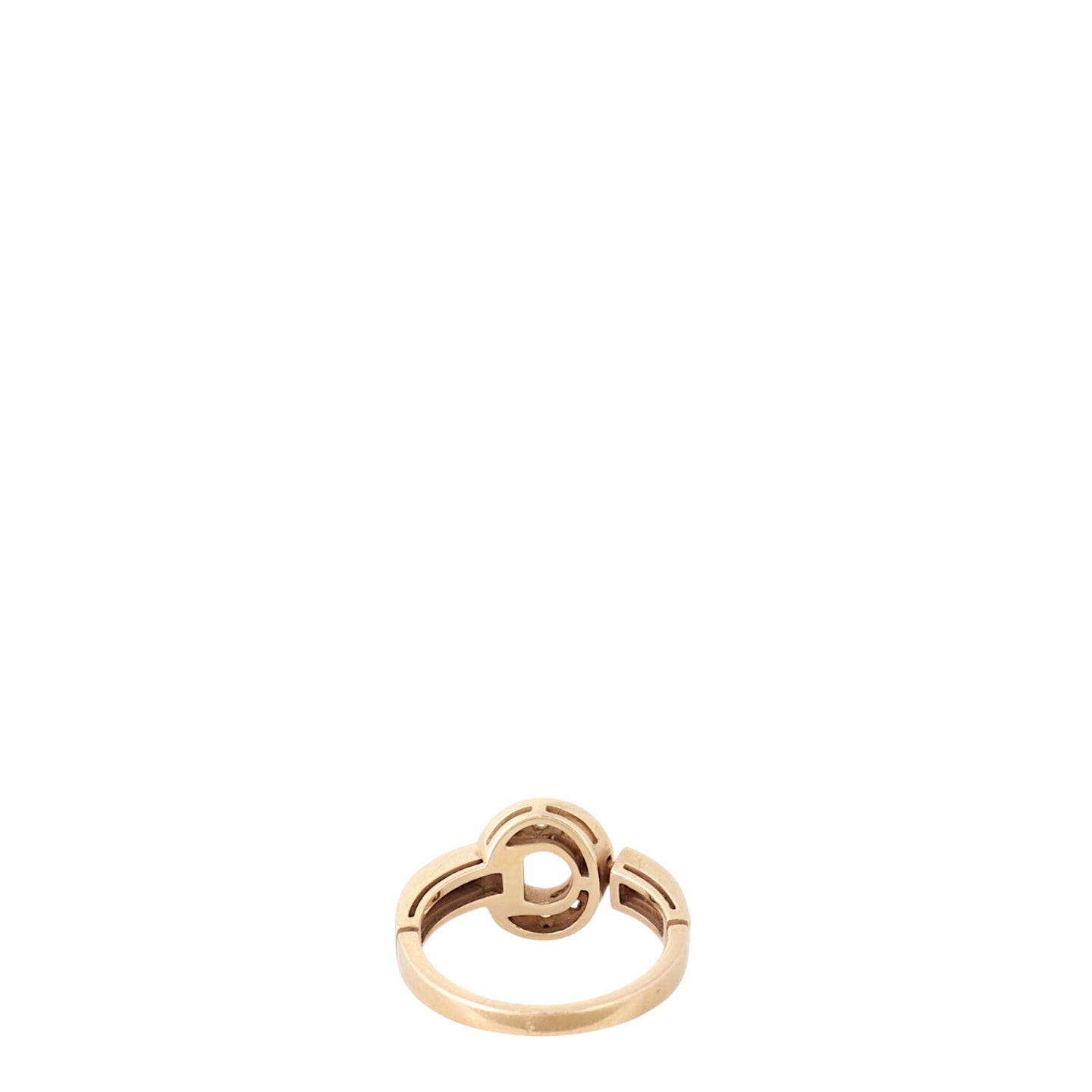 Bvlgari Bvlgari Diamond Paved 18k Rose Gold Ring