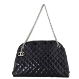 Chanel Just Mademoiselle Bowler Bag Patent