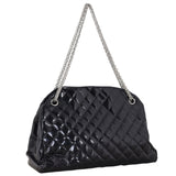 Chanel Just Mademoiselle Bowler Bag Patent
