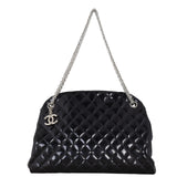 Chanel Just Mademoiselle Bowler Bag Patent
