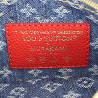 Louis Vuitton x Takashi Murakami Neverfull Inside Out BB Denim Monogram Cerises