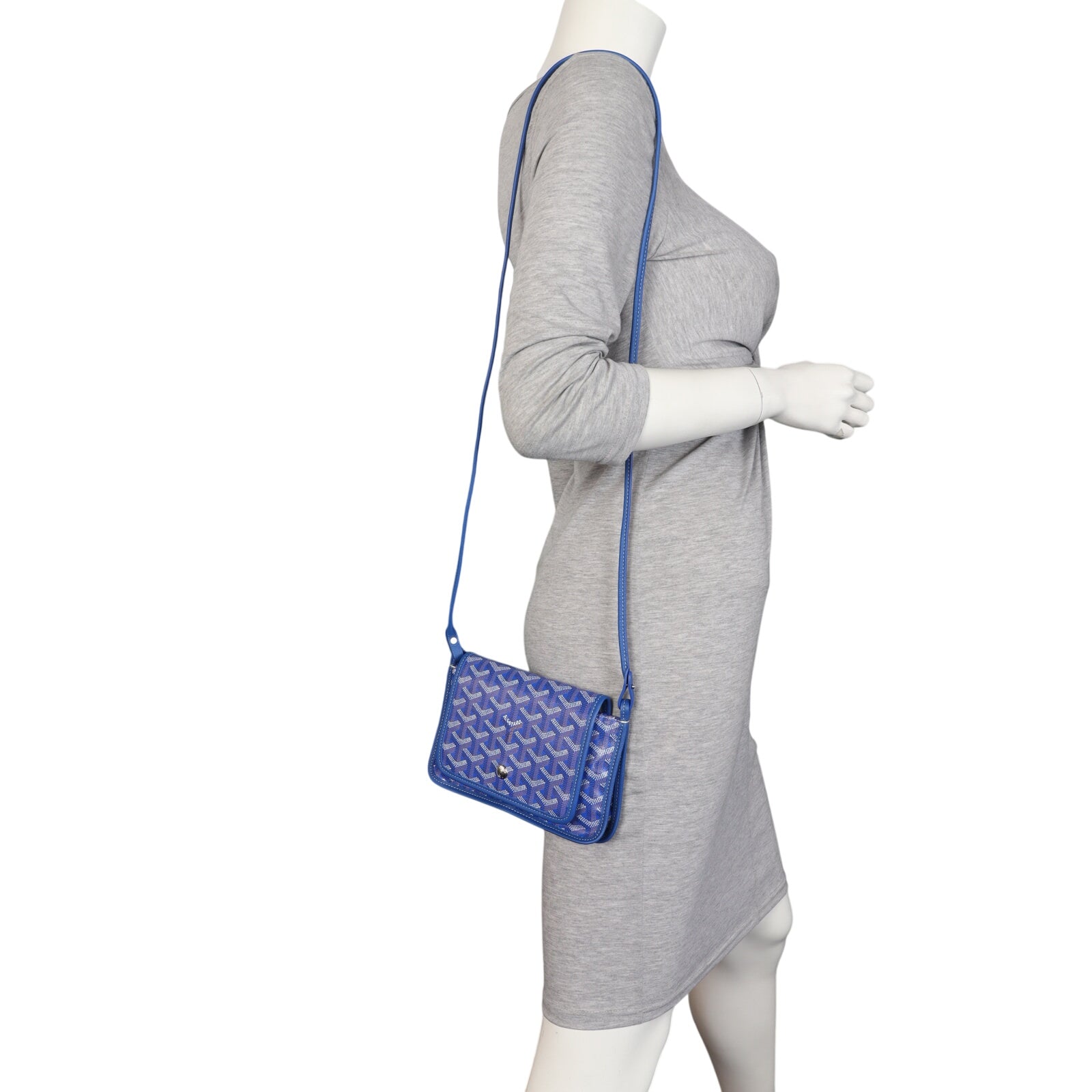 Goyard Plumet Pocket Wallet on Strap Goyardine
