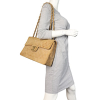 Chanel Maxi Jumbo XL Single Flap Suede