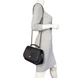 Chanel Chevron Top Handle Bag