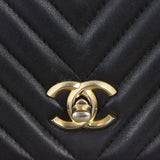 Chanel Chevron Top Handle Bag